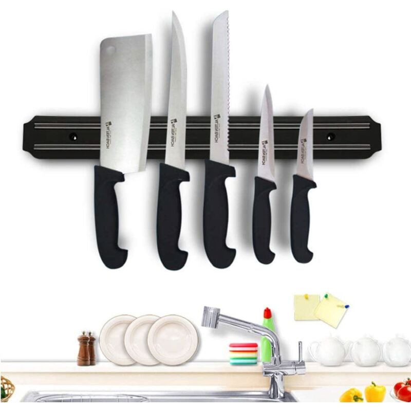 foto del prodotto barra magnetica per coltelli portacoltelli magnetico 50cm da cucina
