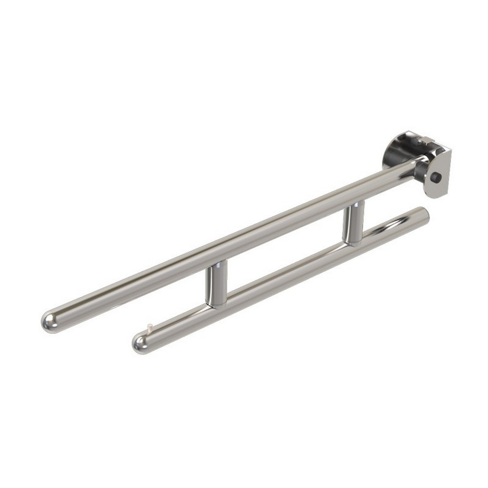 foto del prodotto barra maniglione ribaltabile cm 61.5 inox cromo