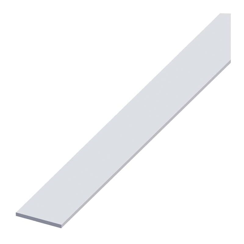 foto del prodotto barra piatta 20x2 alluminio argento 1metro