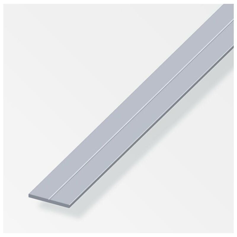 foto del prodotto barra piatta alfer aluminium 19.5x2mm lunghezza 1m naturale - 25808
