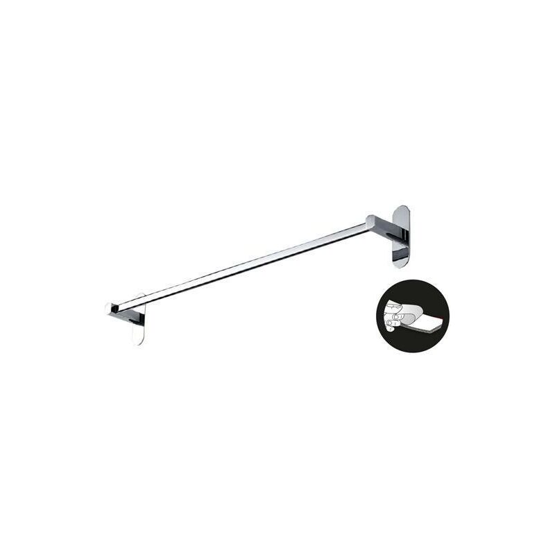 foto del prodotto barra porta asciugamani 40cm cromato autoadesivo maurer