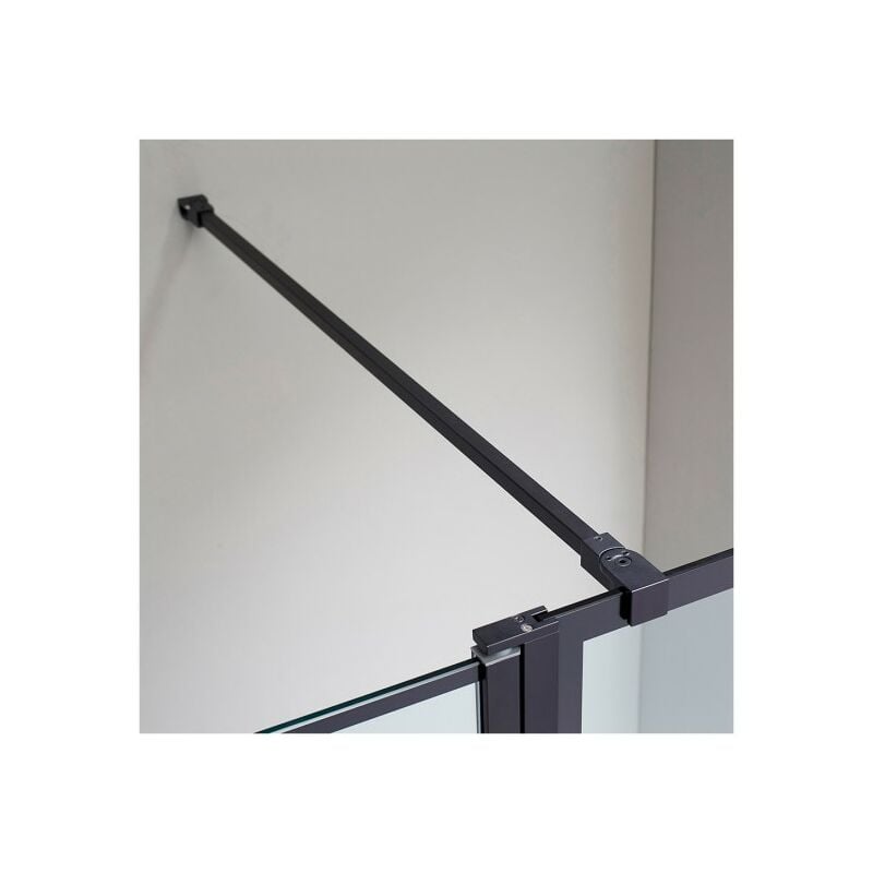 foto del prodotto barra stabilizzatrice dritta per box doccia 2 lati nero