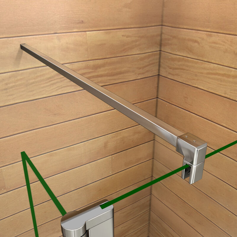 foto del prodotto barra stabilizzatrice regolabile rinforzato per box doccia da 90 cm per vetro spessore da 6 10 mm