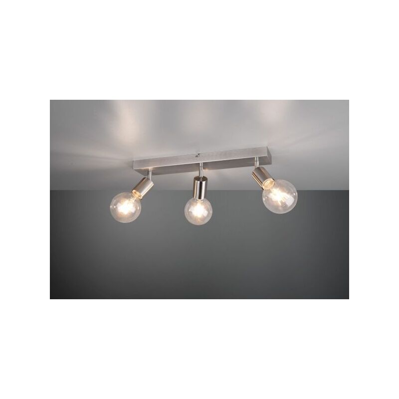 foto del prodotto barra vannes 3 spots orientabili acciaio satinato r80183007