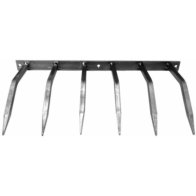 foto del prodotto barriera antintrusione con punte in acciaio 49x24 cm per balconi muri di cinta argento