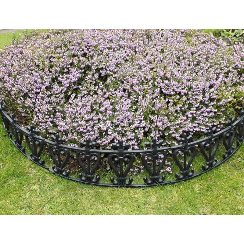foto del prodotto barriera da giardino forma rotonda set di 6