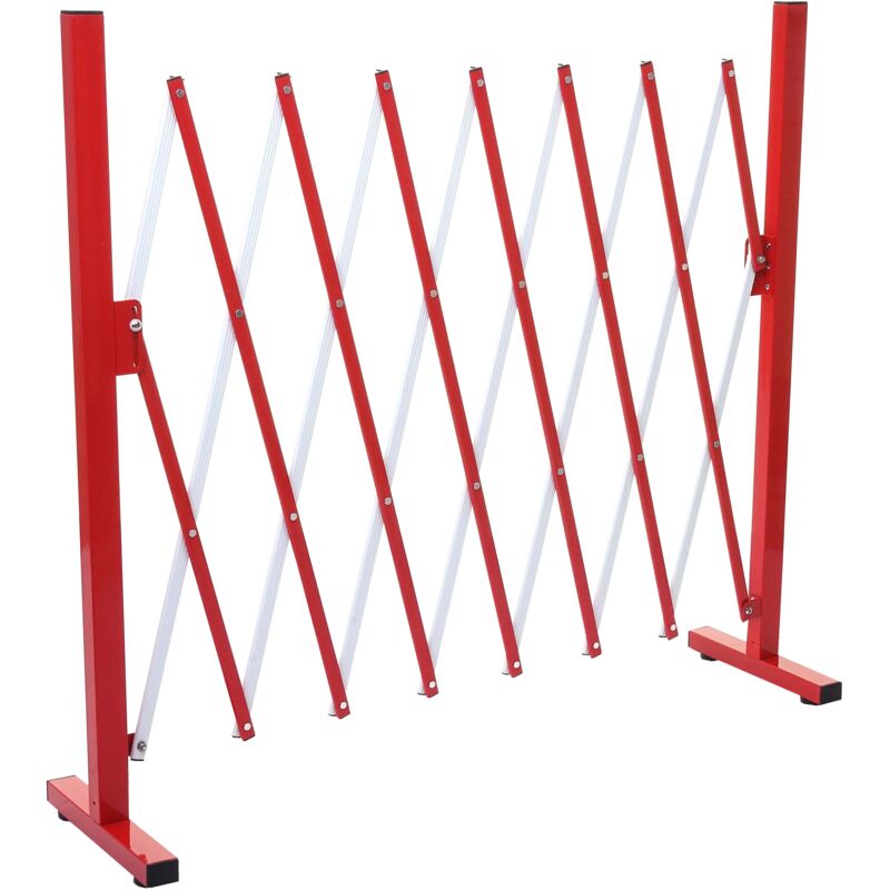 immagine 0 del prodotto barriera di sicurezza estensibile a forbice in rete alluminio rosso bianco altezza 103 cm larghezza 28 200 cm 040001214