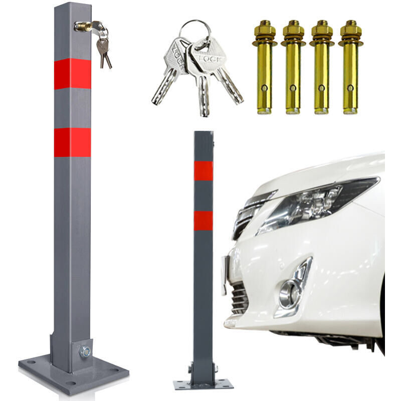 foto del prodotto barriera post outdoor barriera catena 65cm parcheggio barriera spazio pieghevole