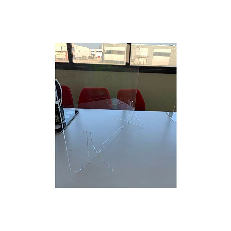 foto del prodotto barriera protettiva da tavolo in plexiglass, l 78,5 x h 60 cm