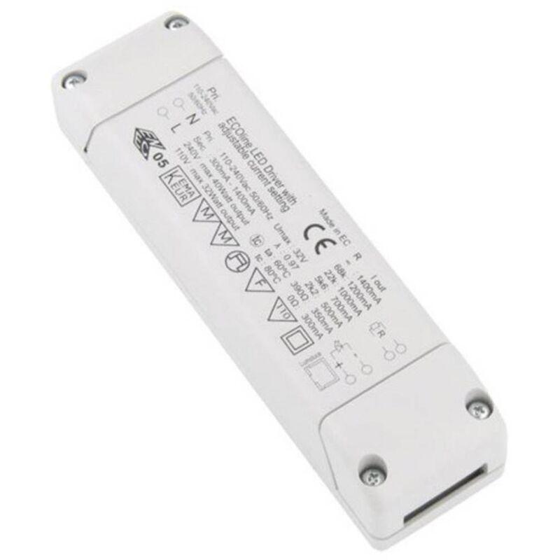 foto del prodotto barthelme ecoline 300 1400ma 1 10v convertitore led 40 w 32 v dc max. voltaggio operativo 240 v ac