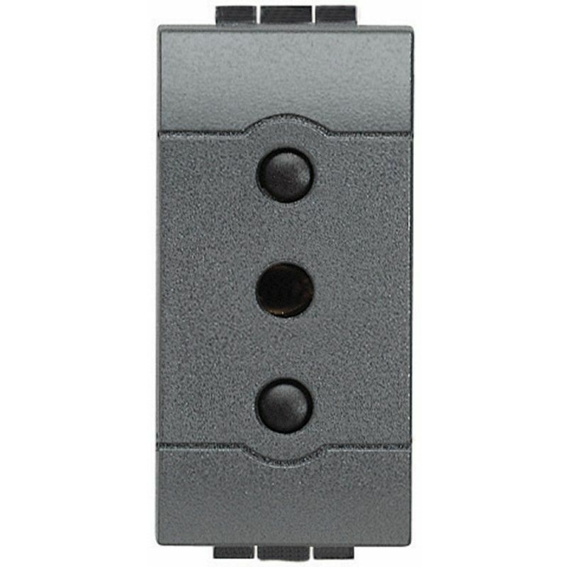 foto del prodotto base 2p t livinglight standard italiano connessione a vite antracite 1 modulo l4113