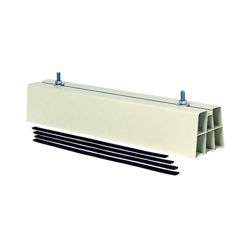 foto del prodotto base a pavimento singola in pvc 450 x 80 x 90 mm vecamco