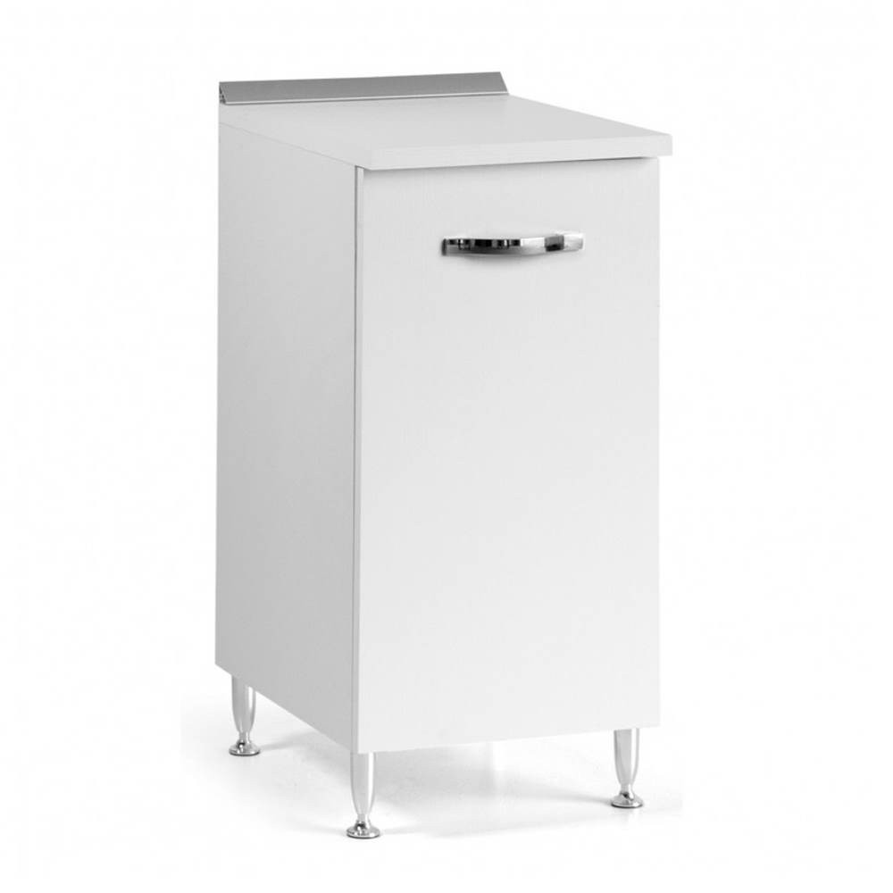 foto del prodotto base cucina con anta 30x50x85h colore bianco frassinato