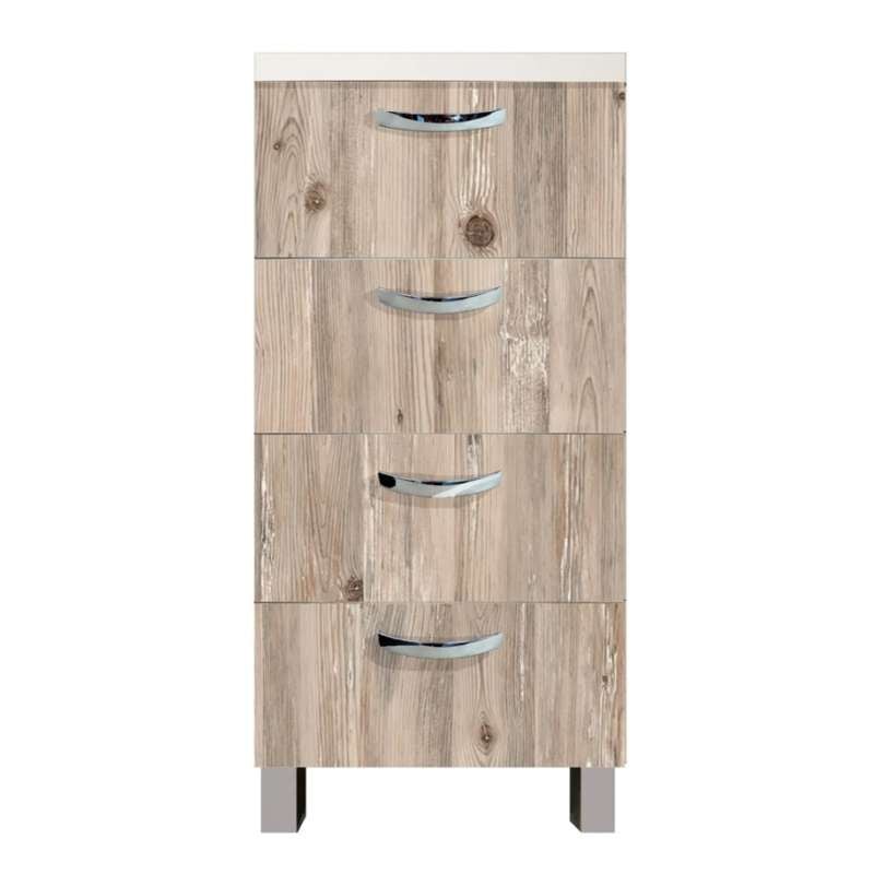 foto del prodotto base cucina easy plus - 4 cassetti node antigraffio 40cm