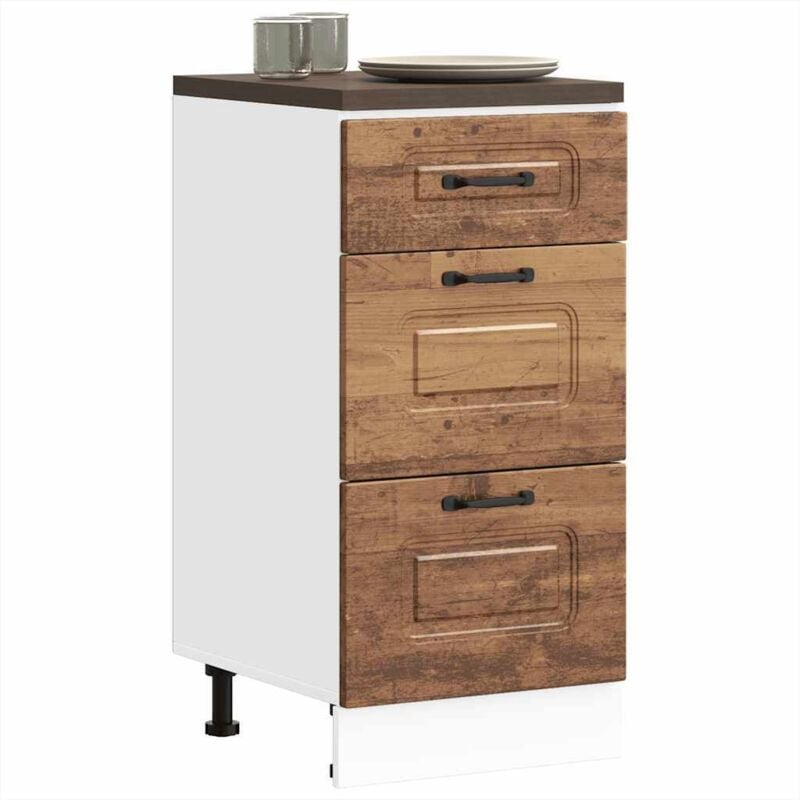 foto del prodotto base da cucina kalmar legno vecchio in legno multistrato vidaxl