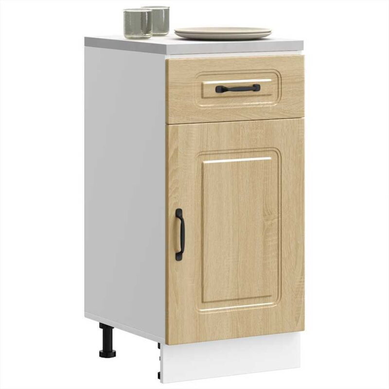 foto del prodotto base da cucina kalmar rovere sonoma in legno multistrato vidaxl 180978
