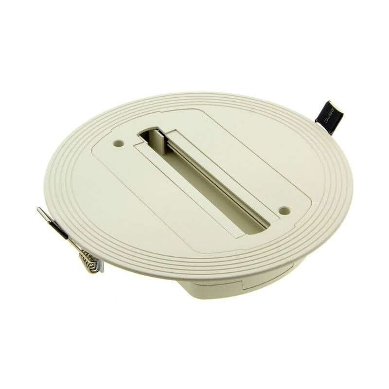 foto del prodotto base da incasso per faretto a binario monofase a led