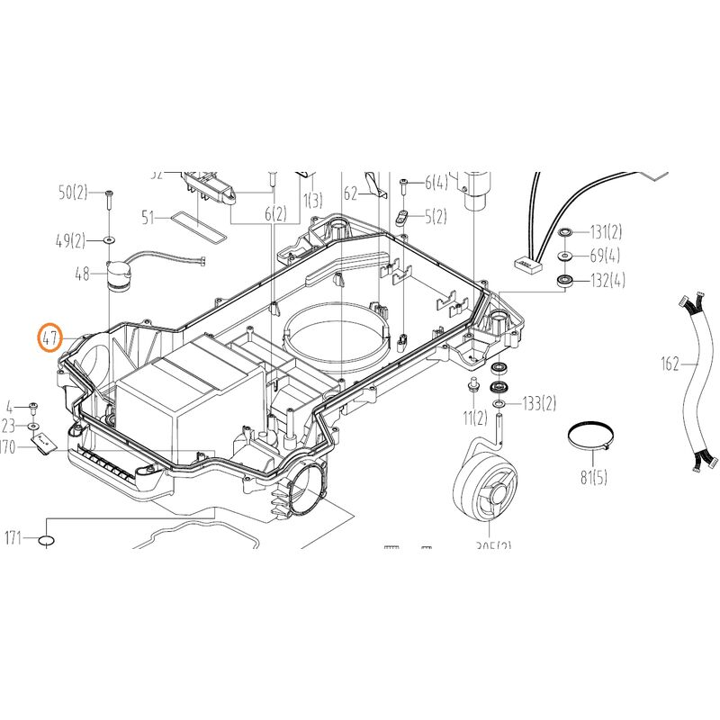 foto del prodotto base di appoggio originale worx robot rasaerba wg795e type2