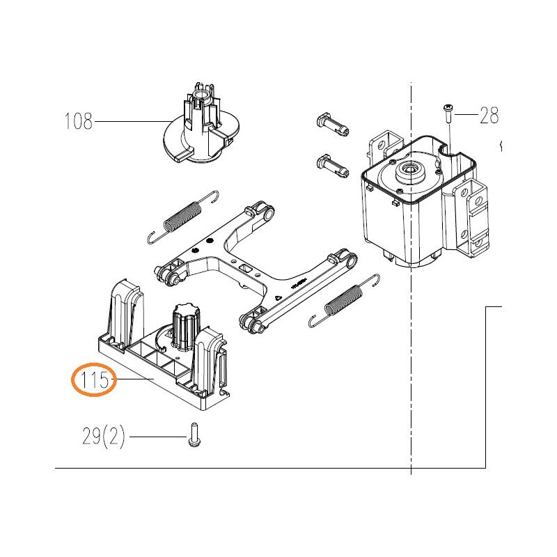 foto del prodotto base di appoggio originale worx robot rasaerba wr167e