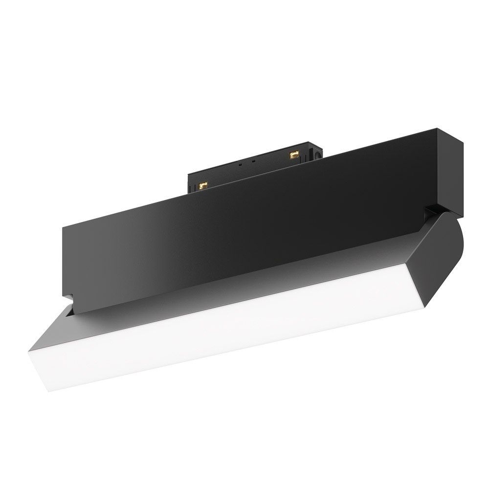 foto del prodotto base di illuminazione basic rot binario moderno alluminio nero 20w luce naturale