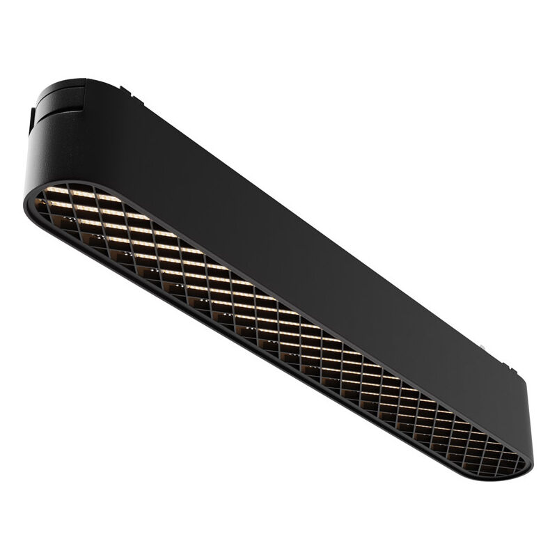 immagine 0 del prodotto base di illuminazione binario moderno basis grid alluminio nero luce calda 12w