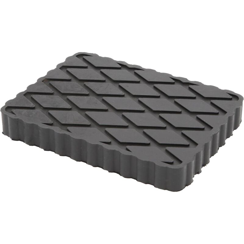 foto del prodotto base in gomma 01 per piattaforme elevatrici , 160 x 120 x 20 mm