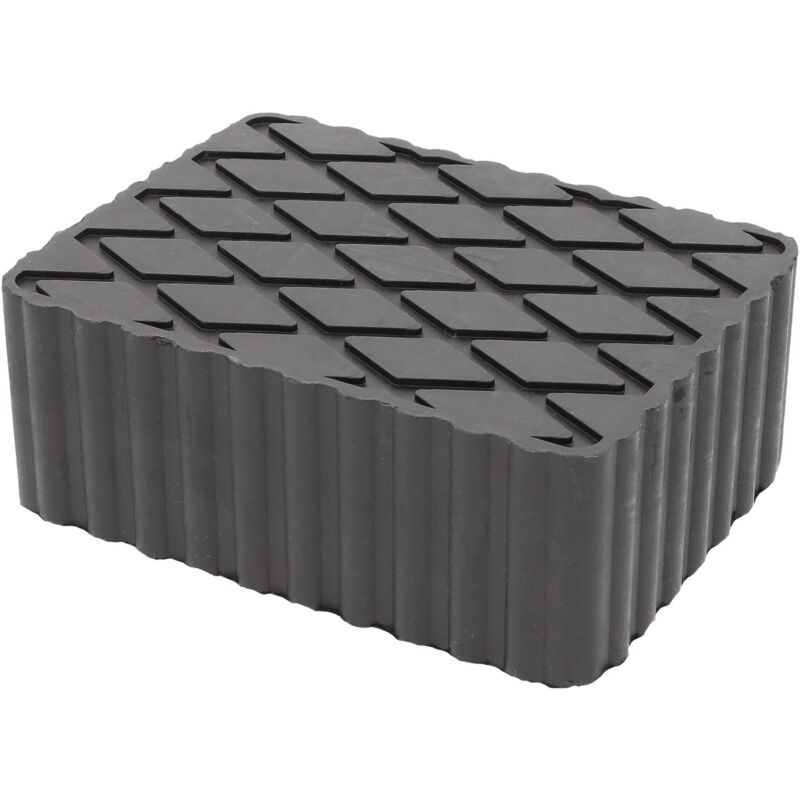 foto del prodotto base in gomma 04 per piattaforme elevatrici , 160 x 120 x 60 mm
