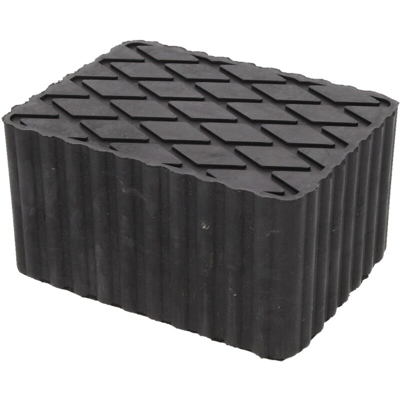 foto del prodotto base in gomma 10 per piattaforme elevatrici , 160 x 120 x 85 mm