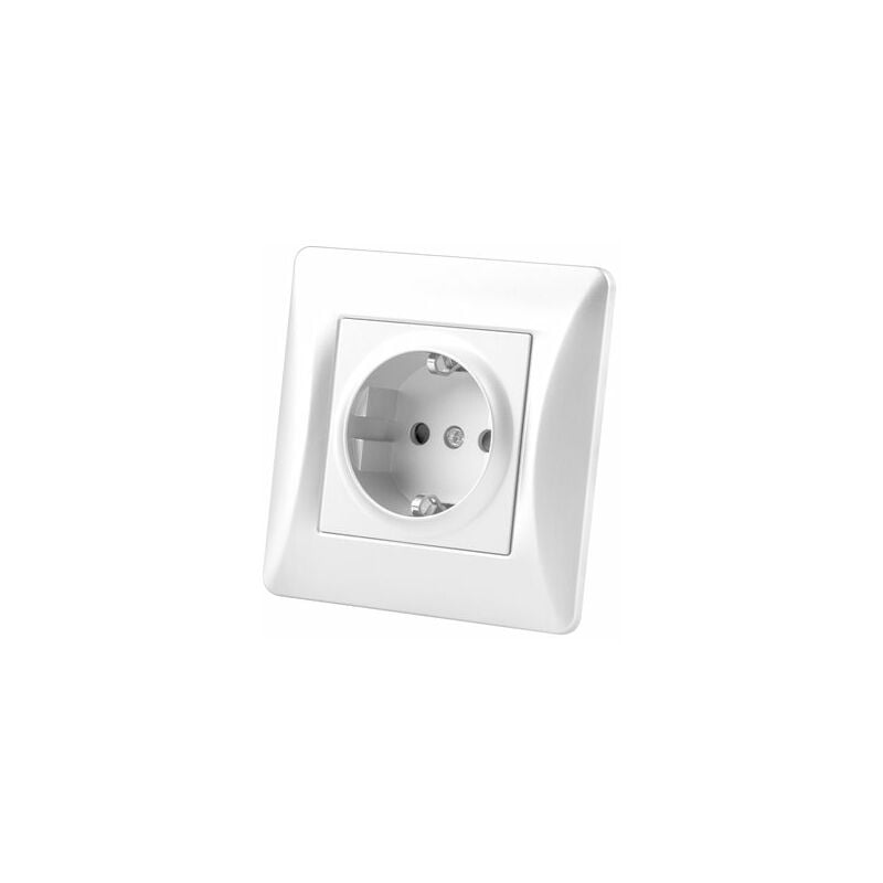 foto del prodotto base incasso schuko onlex universale bianco 16a