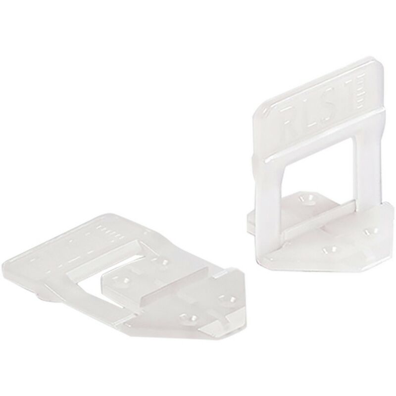 foto del prodotto base livellante con feritoia per cuneo h. mm 12 - fuga 1,0 mm - cf. 300 pz