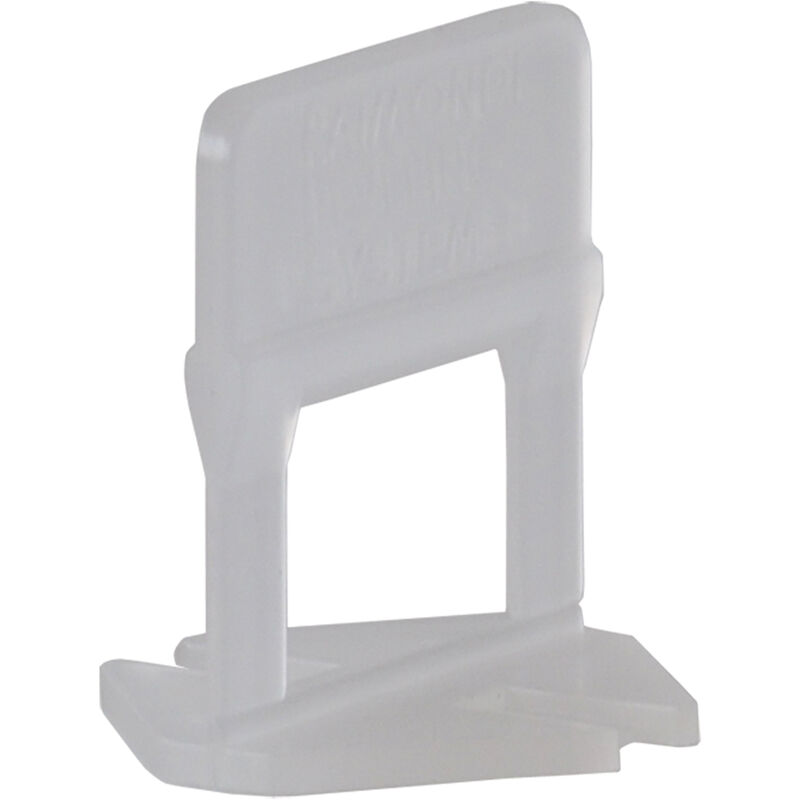 foto del prodotto base livellante con feritoia per cuneo h. mm 20 fuga 1,5 mm cf. 200 pz