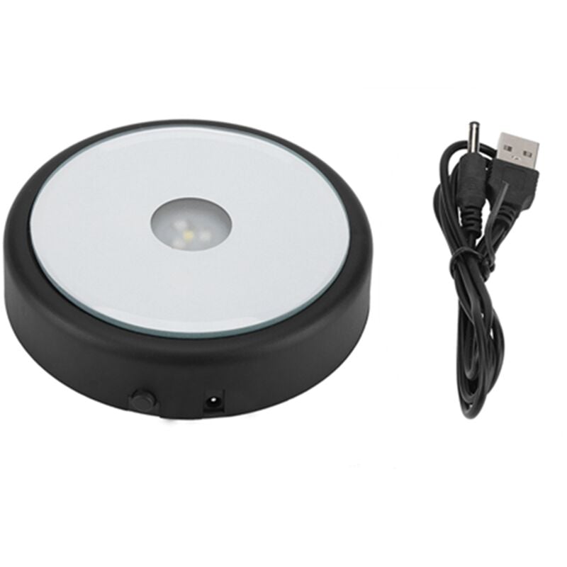 foto del prodotto base luminosa a led 3d night multicolore 4 led base portalampada per decorazione artistica in vetro di cristallo decorazione per la cameretta dei