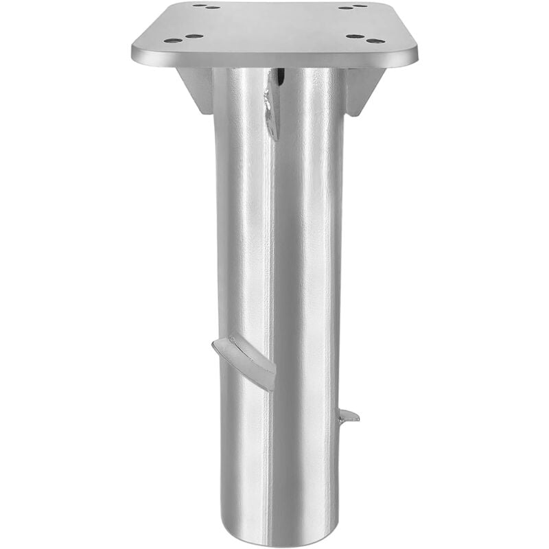 foto del prodotto base metallica universale per ombrellone, supporto per ombrellone da giardino, argento aufun