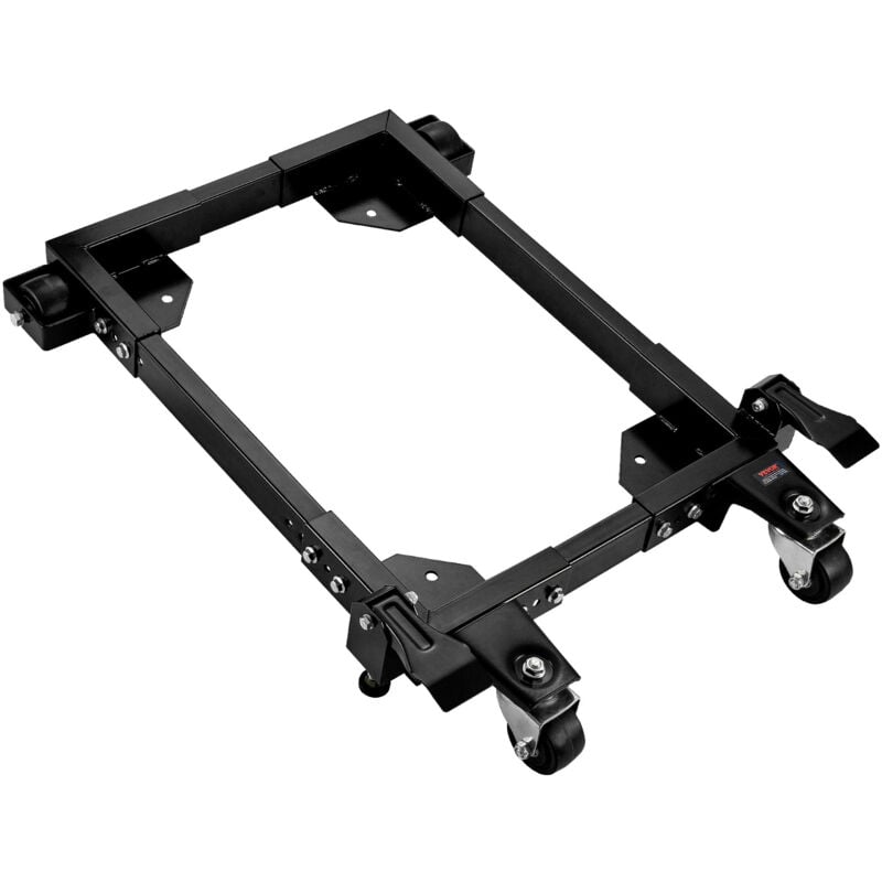 foto del prodotto base mobile per carico pesante 680,3 kg, supporto universale con rotelle regolabile da 457,2x609,6 mm a 673,1x800,7 mm, ruote girevoli, base per