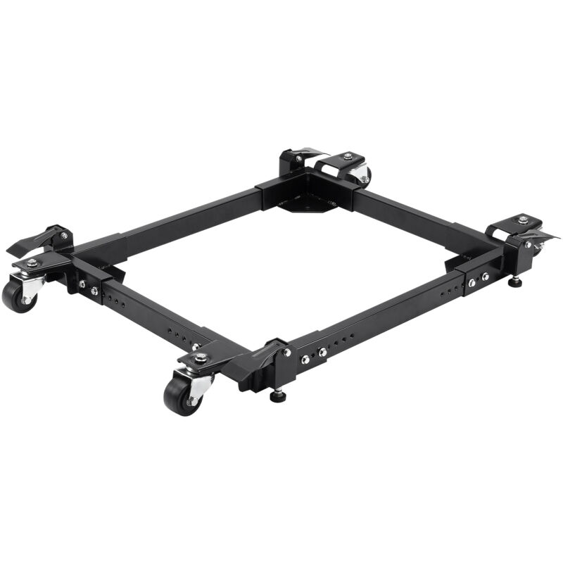 foto del prodotto base mobile per carico pesante 680,3 kg, supporto universale con rotelle regolabile da 508x622,3 mm a 711x850 mm, ruote girevoli, base per
