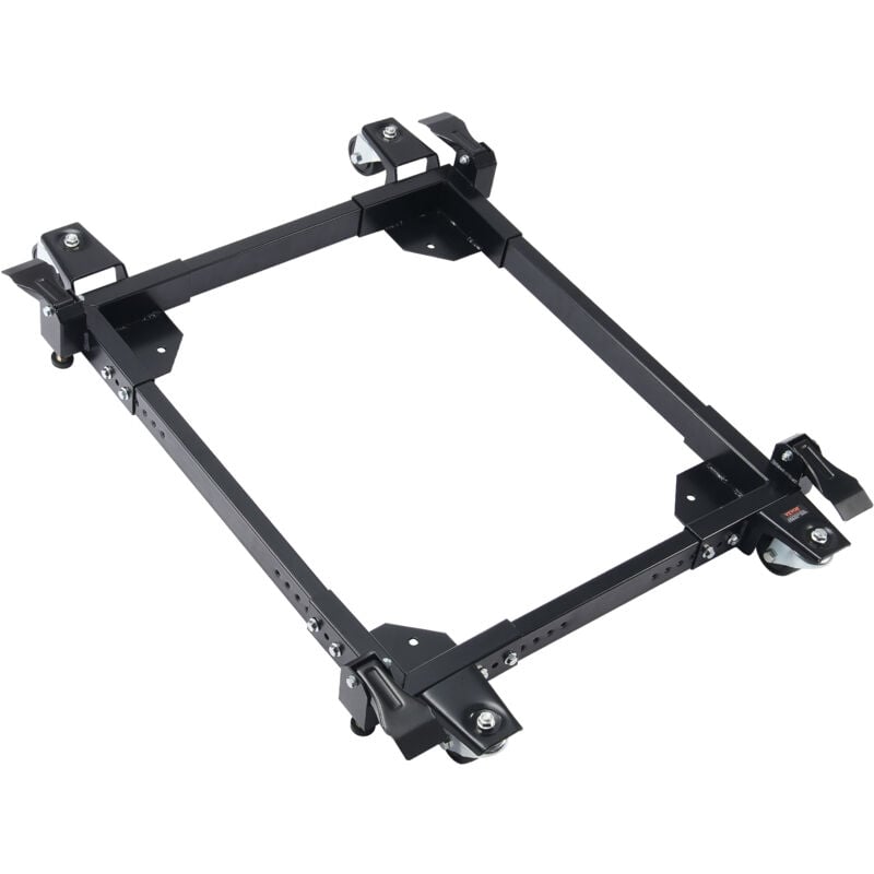 foto del prodotto base mobile per carico pesante 680,3 kg, supporto universale con rotelle regolabile da 508x622,3 mm a 711x850 mm, ruote girevoli, base per