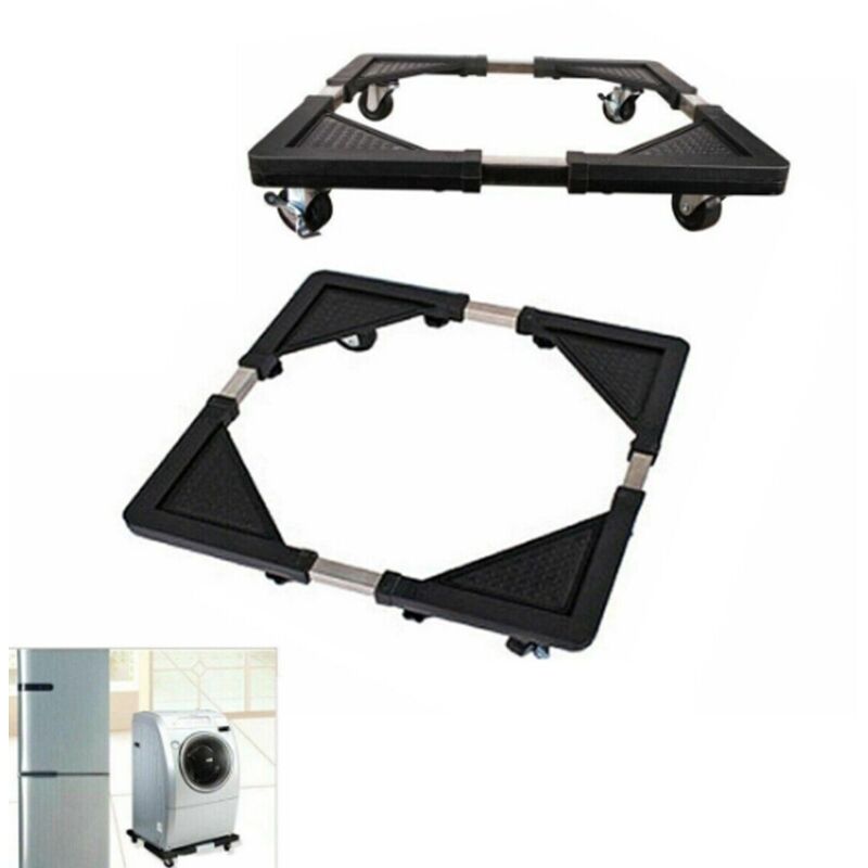 foto del prodotto base mobile supporto per frigo frigorifero lavatrice ruote piastra carrello 3316