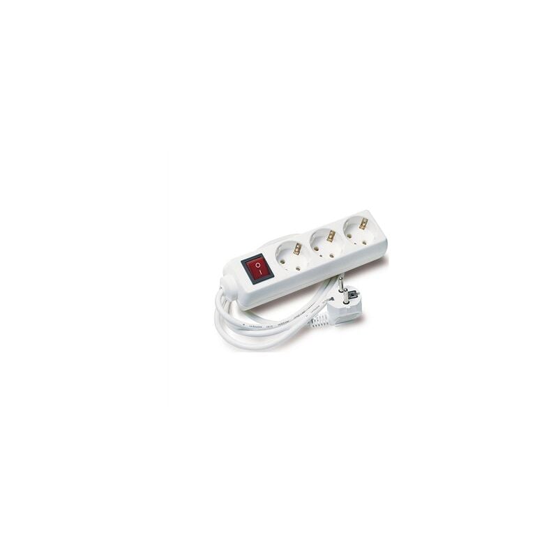 foto del prodotto base multipla 3 prese interruttore cavo 1,4mt 801600 tayg