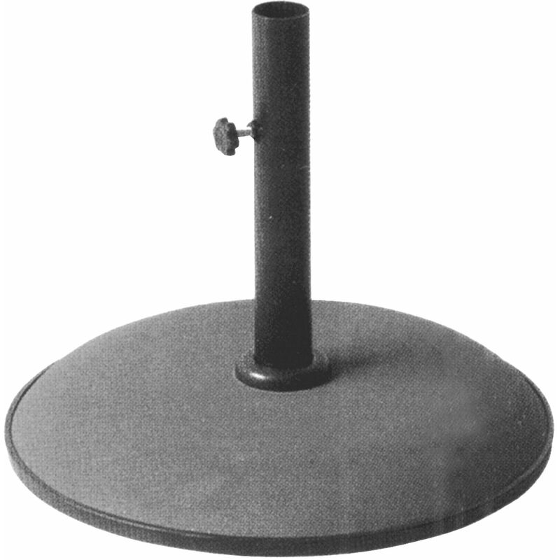 foto del prodotto base ombrellone in cemento colorato tonda 50 cm kroma 15 kg grey