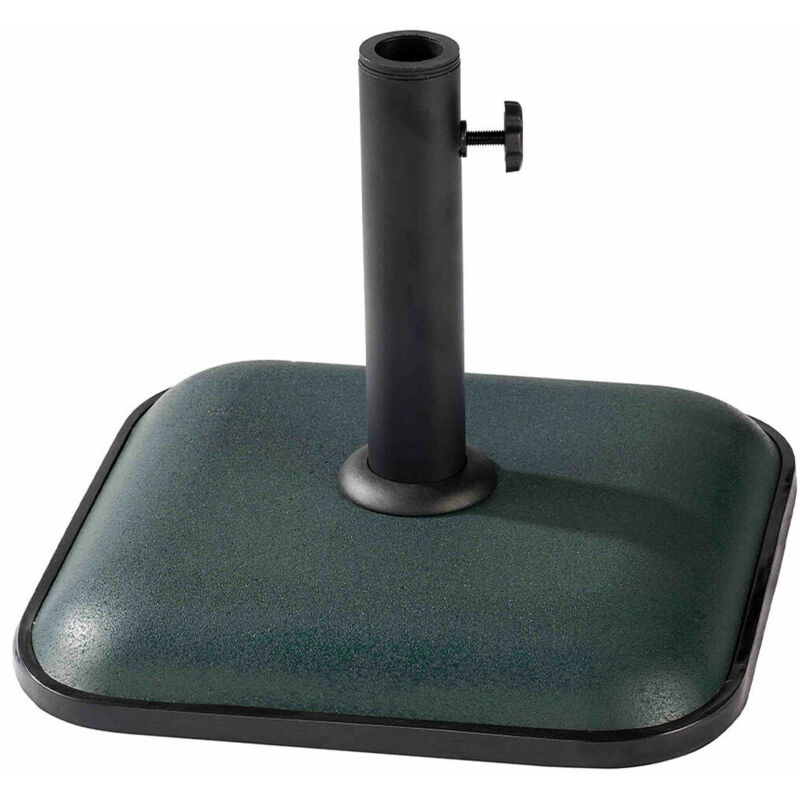 foto del prodotto base ombrellone quadrato cemento 35x35x5,2 cm 11kg verde giardino 10456 marbueno