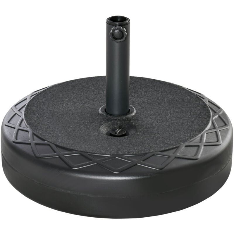 foto del prodotto base ombrellone rotonda 55cm basamento da 30kg pali 3848mm outsunny