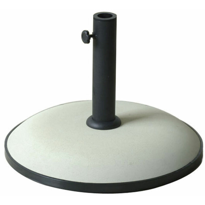 foto del prodotto base ombrellone rotonda cemento 50x37 cm 25kg bianco giardino, piscina, terrazza marbueno