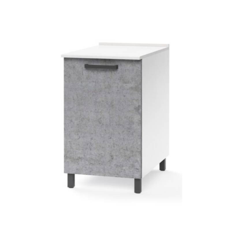 foto del prodotto base per cucina grigio cemento 1 anta cm 60x50xh 85