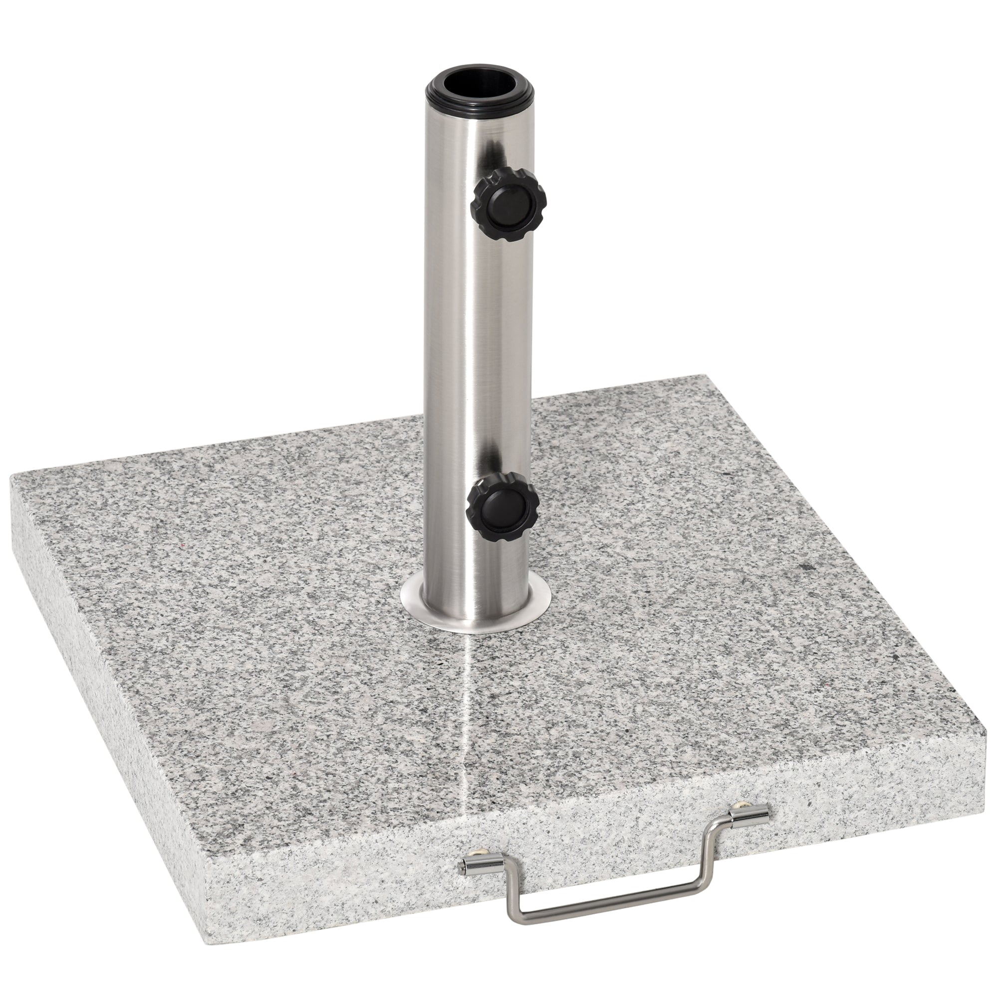 foto del prodotto base per ombrellone 35 a 48 in marmo 29kg 42x42x36 cm