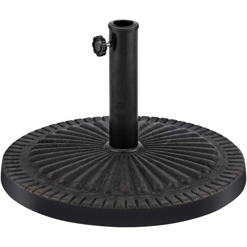 foto del prodotto base per ombrellone 38mm 48mm, base rotonda per parasole con manico regolabile, base supporto per giardino, terrazza e bar relax4life