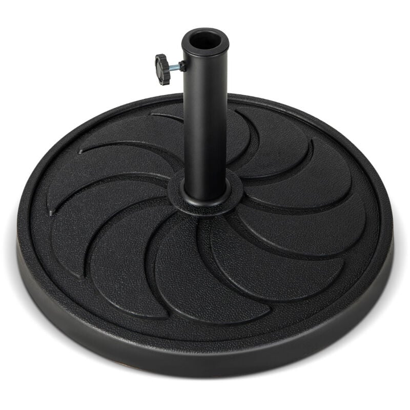 foto del prodotto base per ombrellone da esterno 18 kg supporto per ombrellone rotondo diametro 54 cm adatto a pali per ombrellone da 38 e 48 mm 200007863