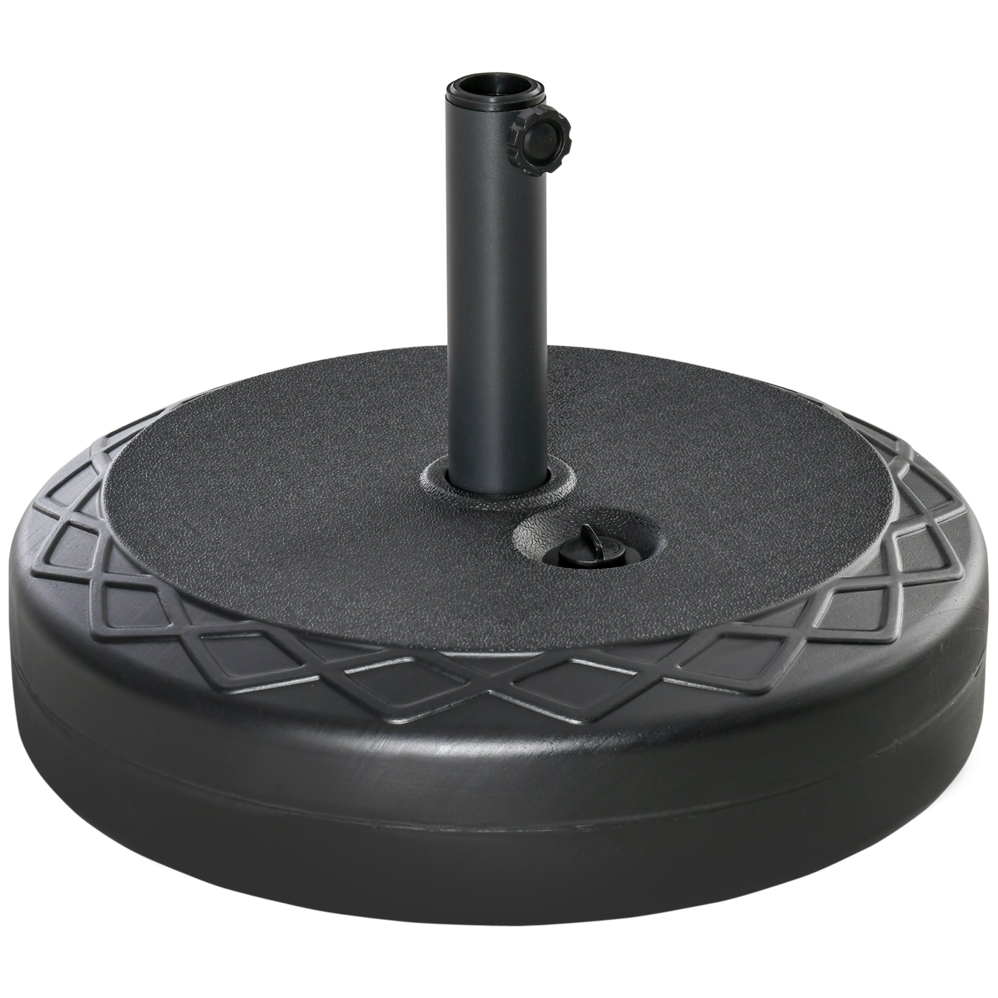 foto del prodotto base per ombrellone da giardino 55 cm 30 kg in plastica nero
