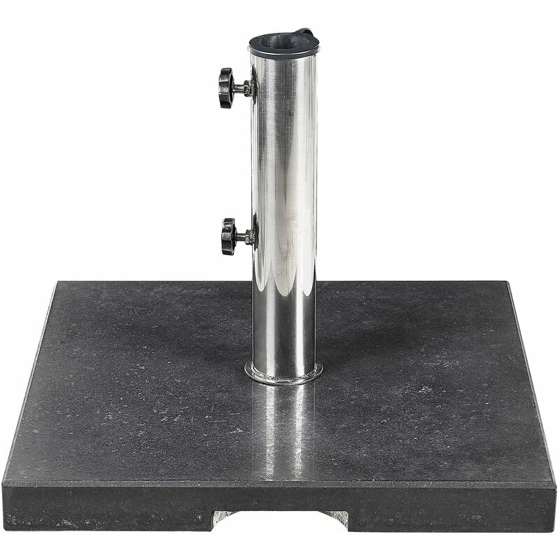 foto del prodotto base per ombrellone in granito nero 45 x 45 cm ceggia
