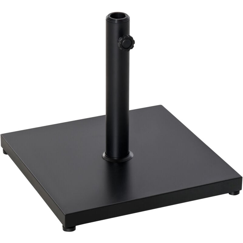 foto del prodotto base per ombrellone quadrata basamento per pali 3 3.5 3.8 cm outsunny