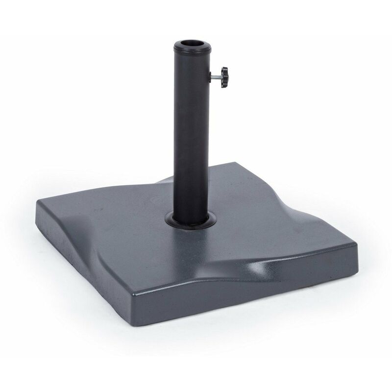 foto del prodotto base per ombrellone quadrata salonicco in cemento con 3 regolatori antracite 20 kg